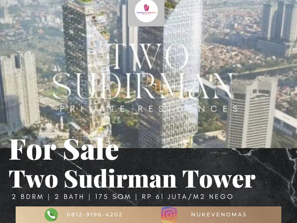 SALE New Two Sudirman Condominium