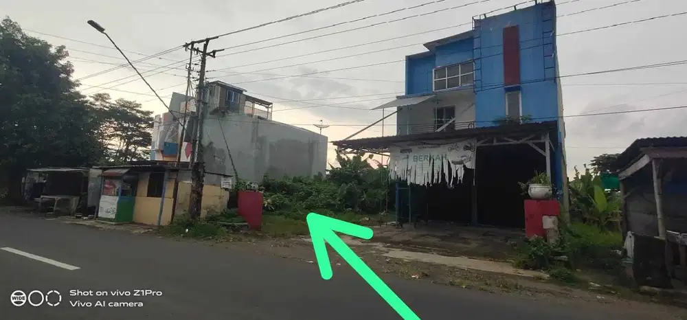 Tanah Pinggir Jalan Raya Strategis Dekat Stasiun Purwokerto