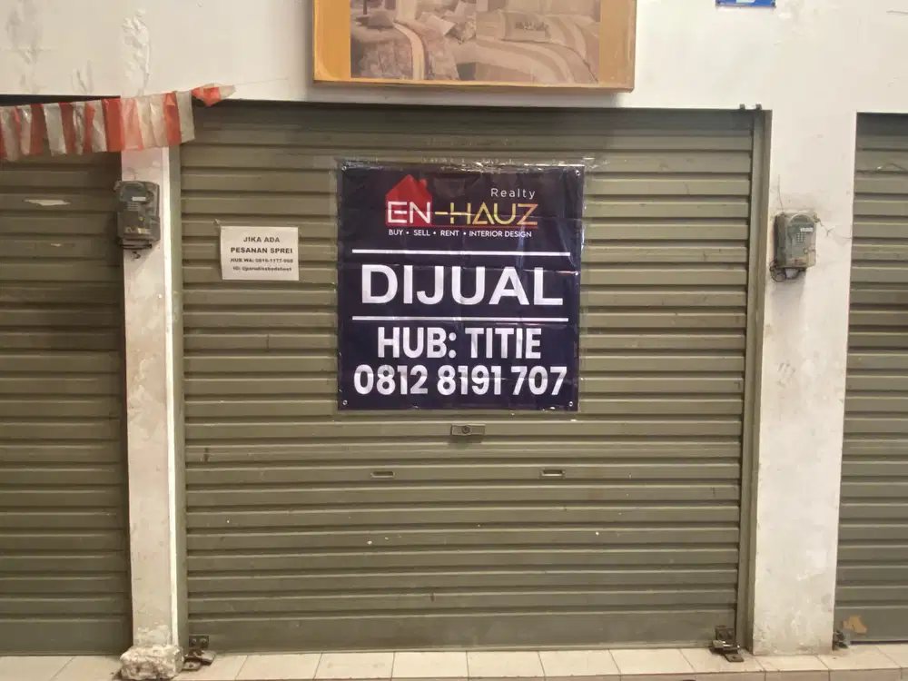(TI) Dijual Kios untuk usaha / Gudang di Pasar Modern Paramount Gading Serp