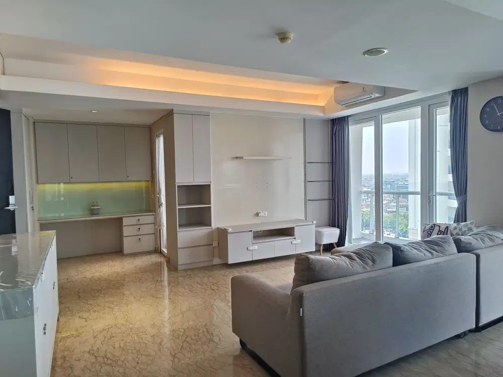 Termurah Apt Royale Springhill Kemayoran 3 BR 196m, Full Furnished LUX