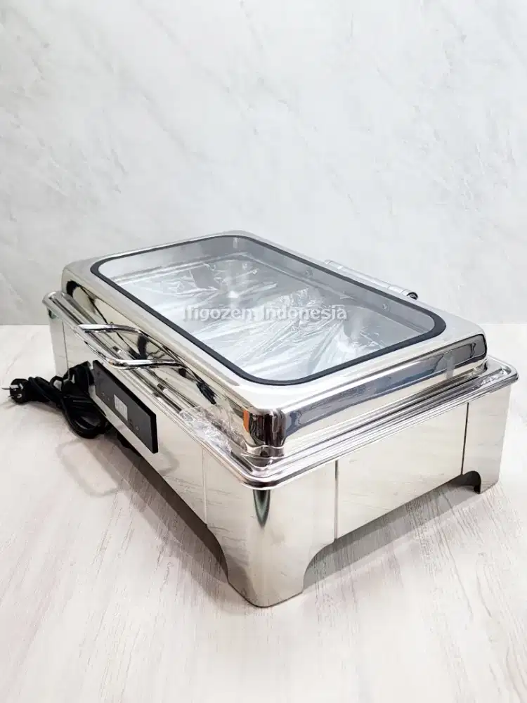 Dijual Elektrik Rolltop Chafing Dish 9L Stainless Steel