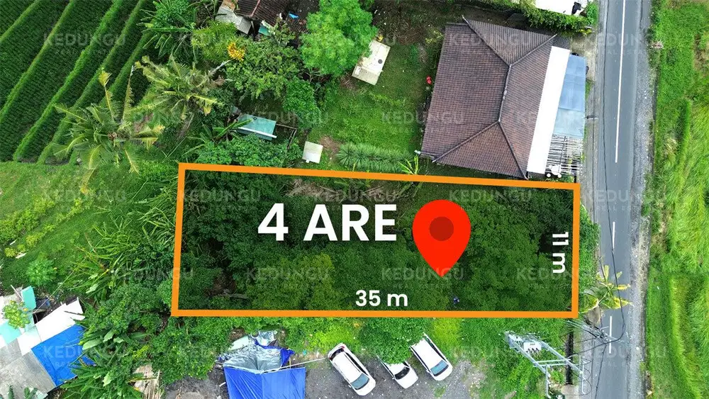 4-Are Leasehold Land North of Kedungu