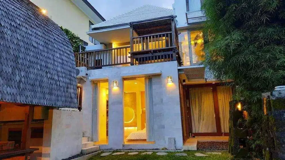Sale villa berkelas 2lt 4are view sawah,sungai furnish dkt raya ubung