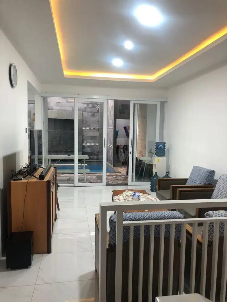 Jual Villa Mewah Full Furnished Private Pool View Cantik di Cikutra Atas Bandung Utara