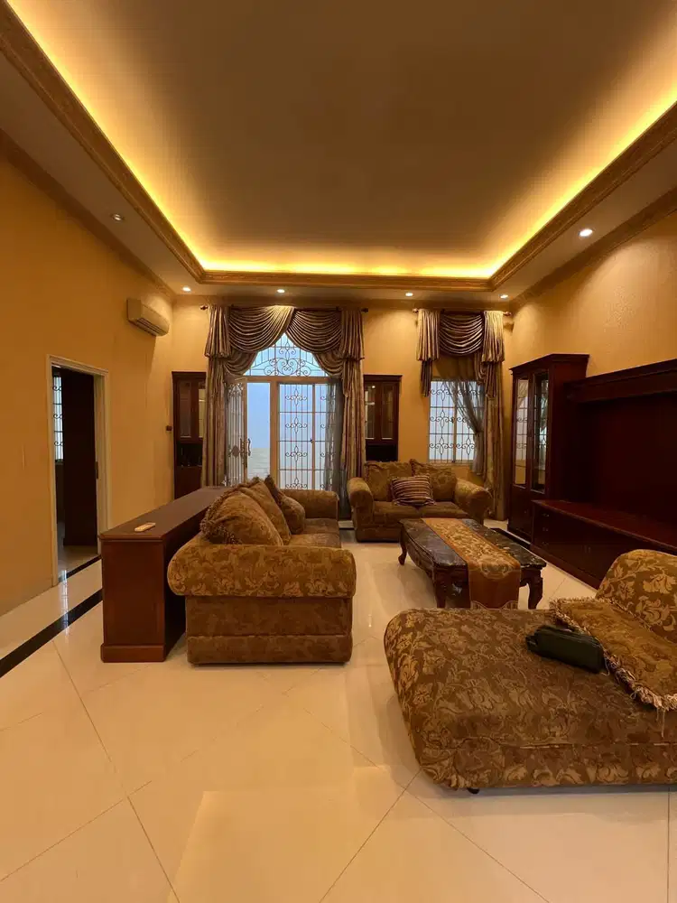 jual rumah cluster BGM PIK uk 10x23m semifurnish