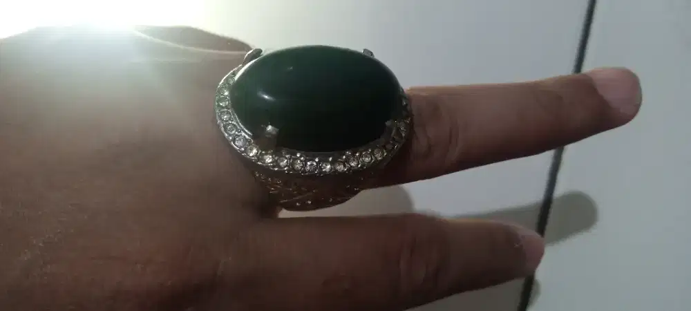 Cincin Batu Akik Idocrase Solar Aceh