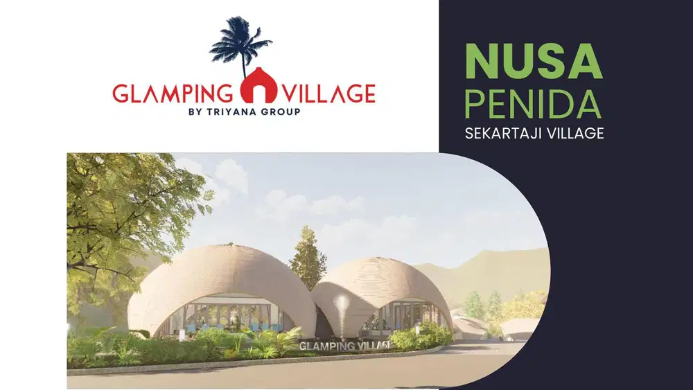 Dijual Villa Cantik Triyana Glamping Village di Nusa Penida, Bali