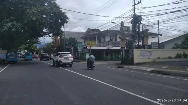 Dijual tanah dan bangunan di pusat bisnis Jln Sam Ratullangi