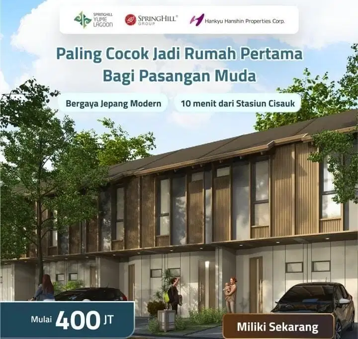 Rumah Minimalis Lokasi Strategis Springhill Yume Lagoon
