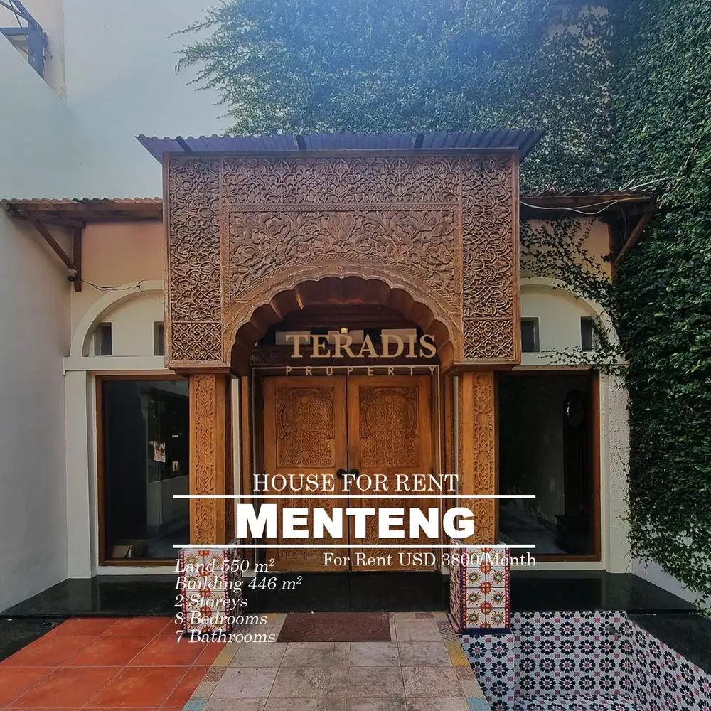 DISEWAKAN RUMAH DI KAWASAN MENTENG