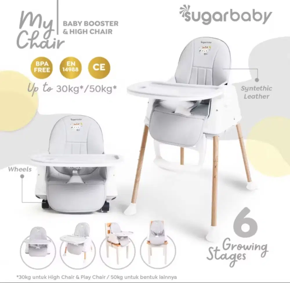 Baby chair sugar baby meja makan bayi