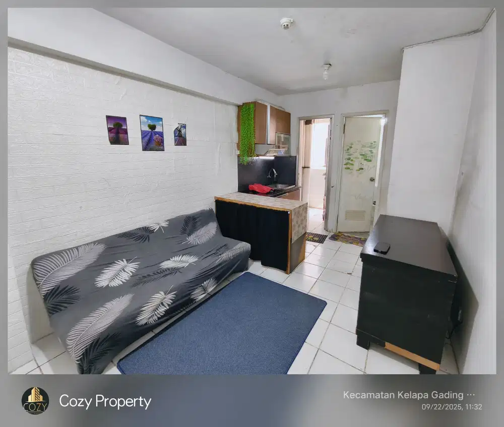 disewakan murah apartemen gading nias 2 kmr semi furnish tahunan nego