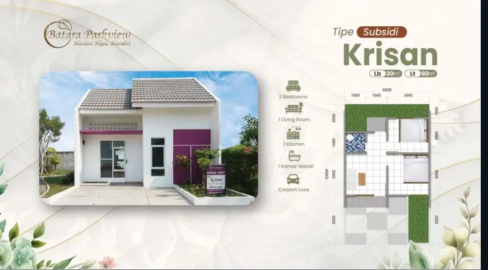 Jalan kaki ke stasiun Cikoya Cicilan 1Jutaan Flat Sampai Lunas