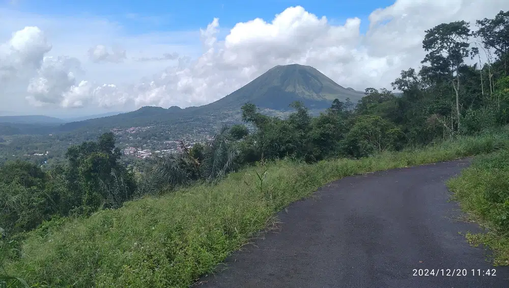 Dijual tanah di Talete dekat Rurukan view gunung Lokon dan Kota Tomoho