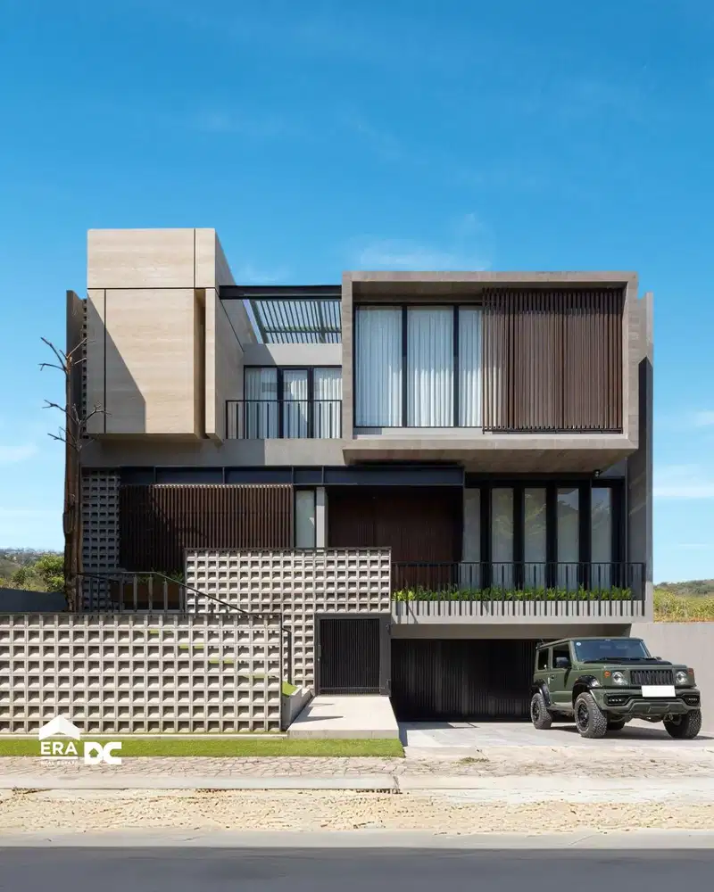 Rumah Mewah Modern Siap Huni Kawasan Elite Semarang Atas Candi Golf