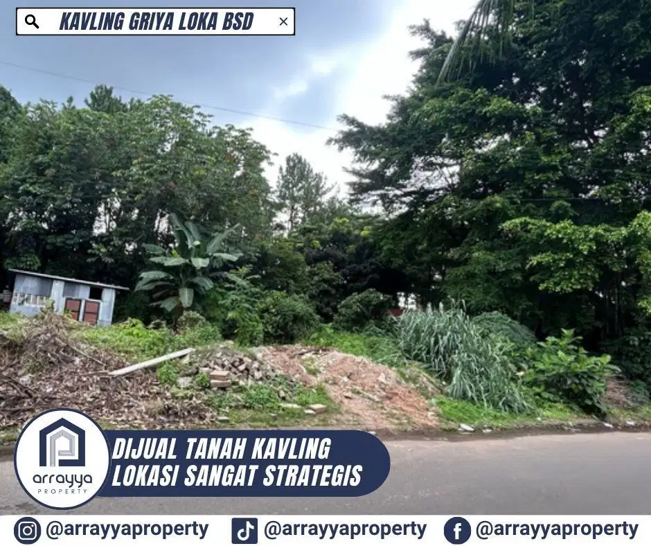 DIJUAL TANAH KAVLING DI GRIYA LOKA BSD .MRB47.