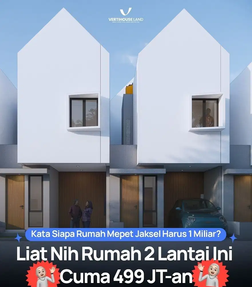 Rumah 2Lantai Dekat Banget Ke Toll Limo