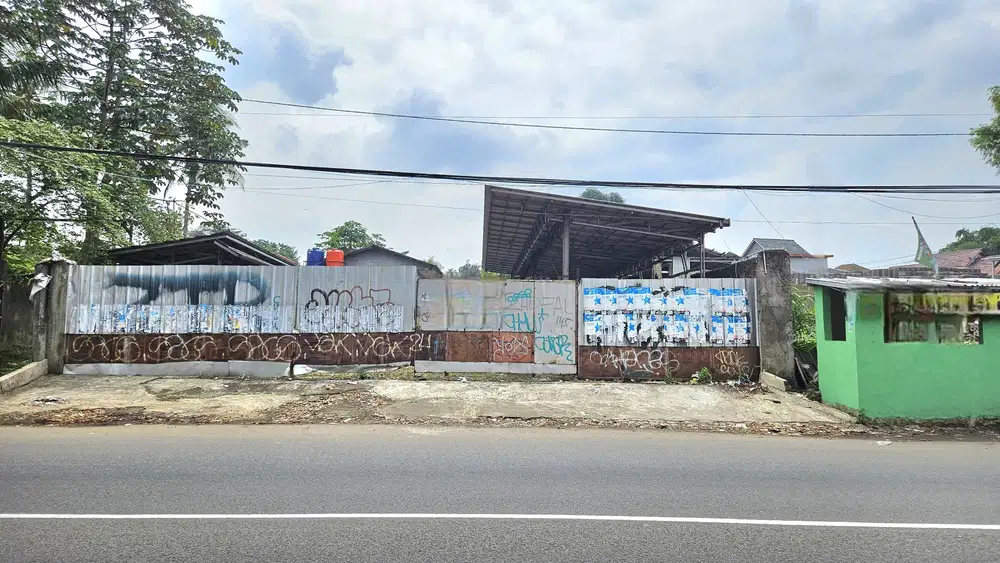 Gudang hitung tanah di Jalan Utama Bogor Cibinong (akses tol 10 mnt)