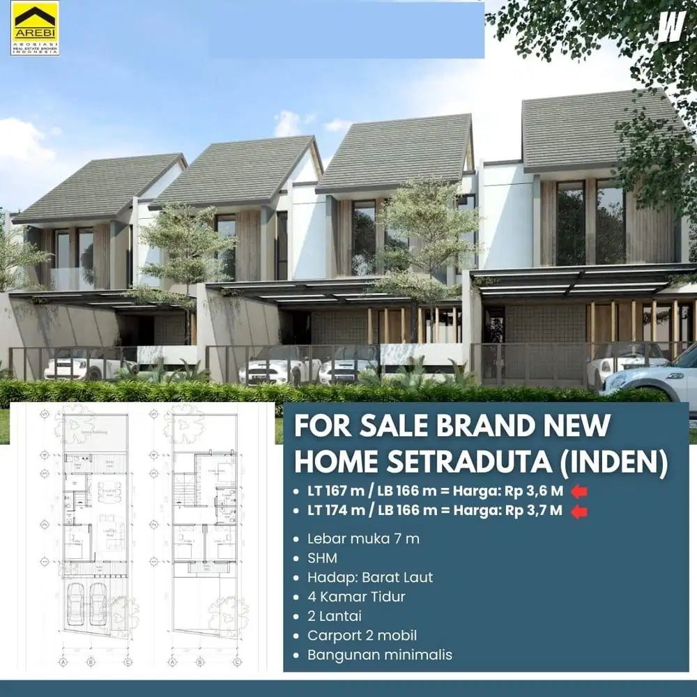 Termurah! Rumah Baru di Setraduta Bandung