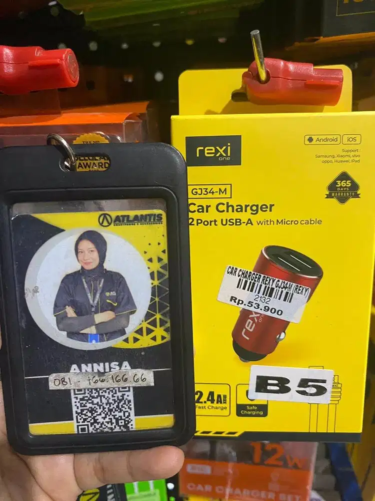 CAR CHARGER REXY GJ34M | ATLANTIS DAHSYAT