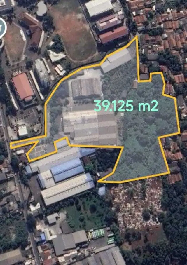 Gudang Tanah 3,9 Ha – Lokasi Prima Cibitung Samping STTD