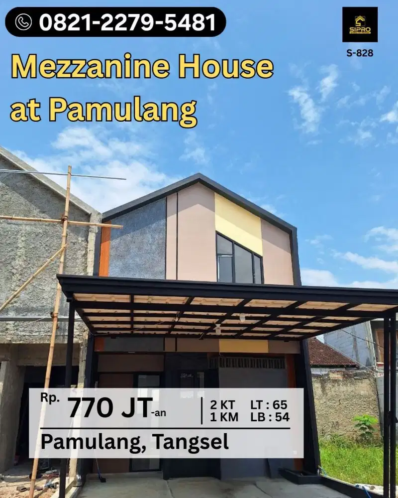 Rumah semi 2 Lantai akses strategis dekat stasiun sudimara