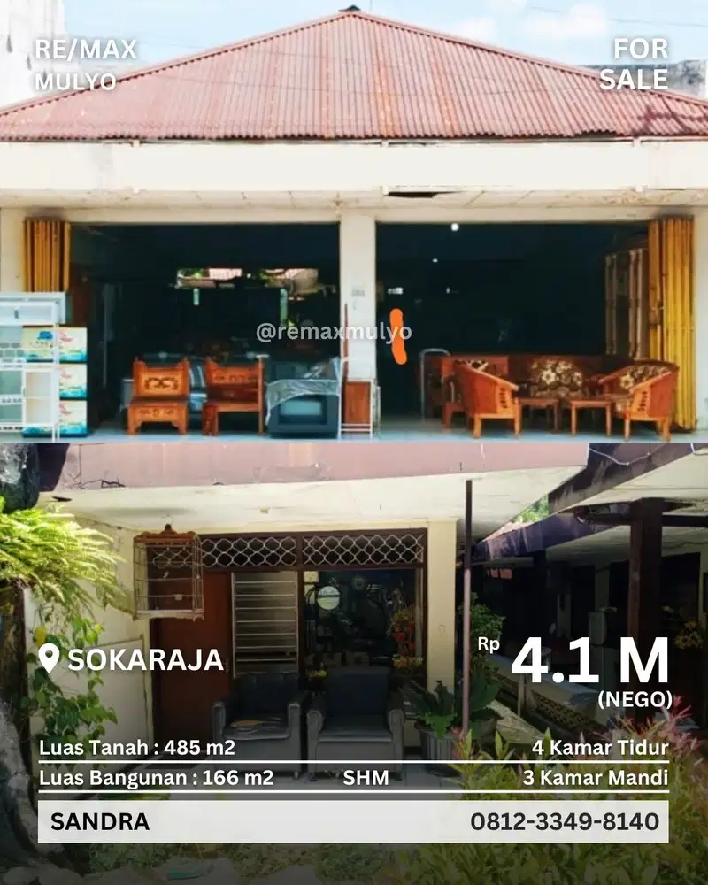 Dijual Toko Usaha Lokasi Strategis di Sokaraja