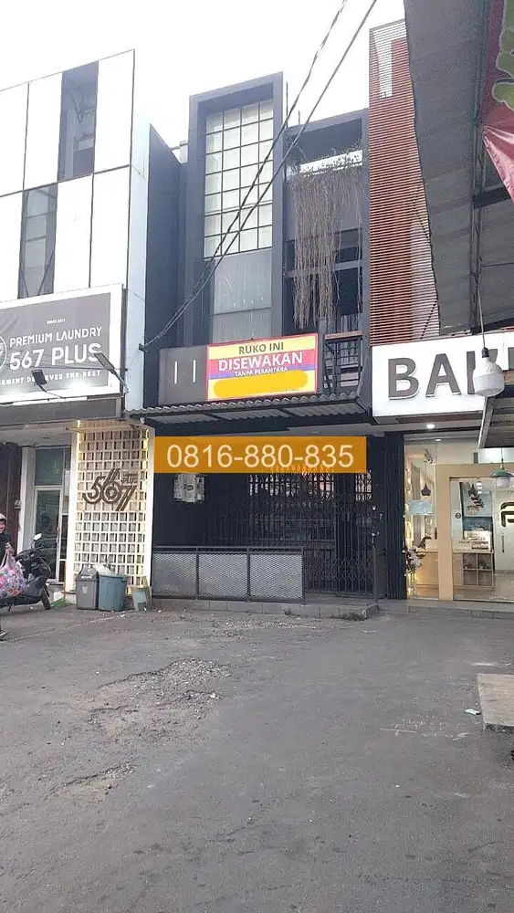 Ruko Disewakan di Condet Raya, Jakarta Timur 2 Lantai, Parkir Luas