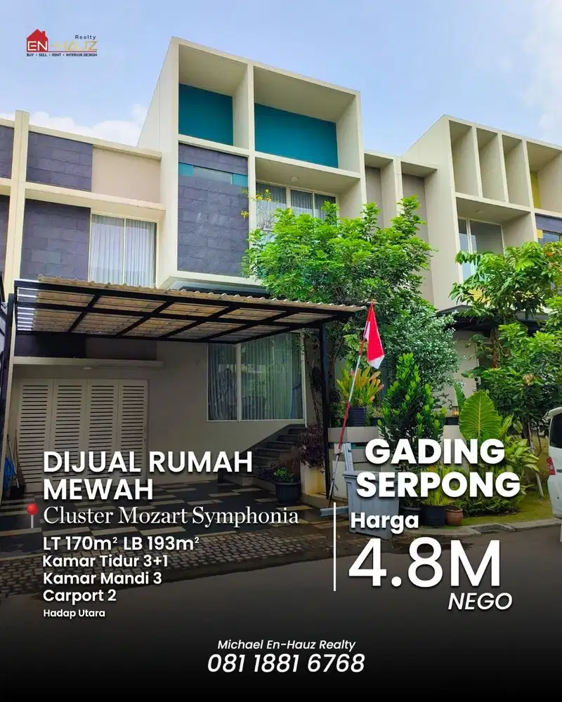Rumah Mewah Cluster MOZART Symphonia Gading Serpong