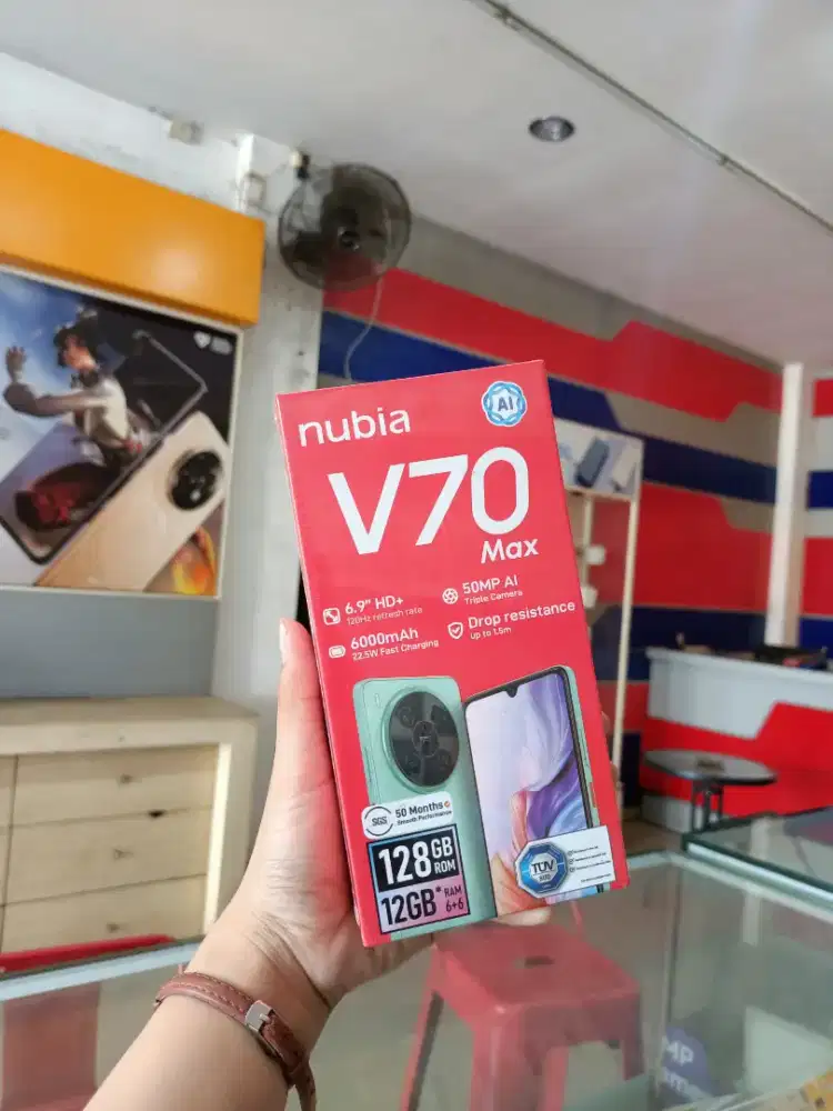 Nubia V70 ram 6/128 BARANG BARU (SEGEL)