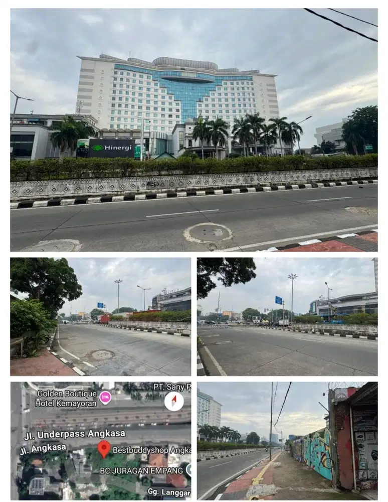 ‼️MURAH, LOKASI STRATEGIS ‼️ TANAH NOL JALAN ANGKASA KEMAYORAN JAKPUS
