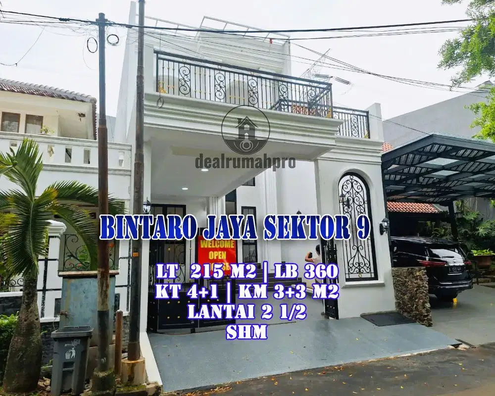 Rumah baru rasa villa bintaro jaya sek 9 strategis dekat cbd bintaro