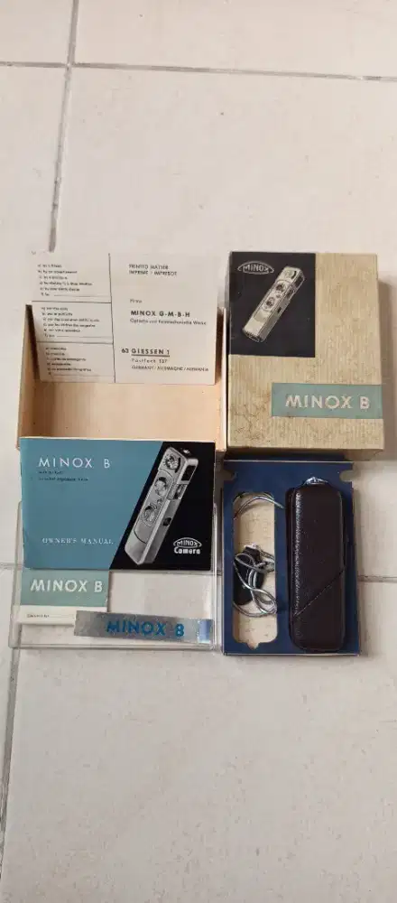 Vintage 1960s Minox B Ultra-Miniature Camera