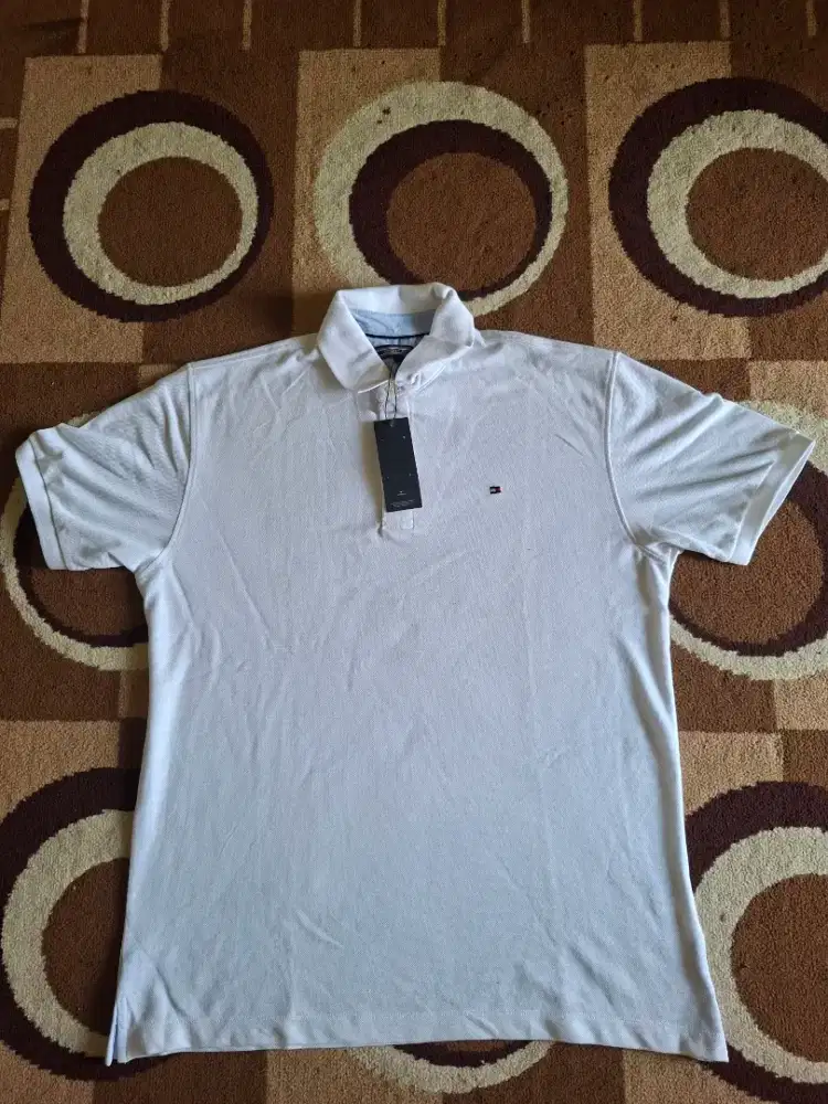 Polo Shirt Tommy Hilfiger White Mens