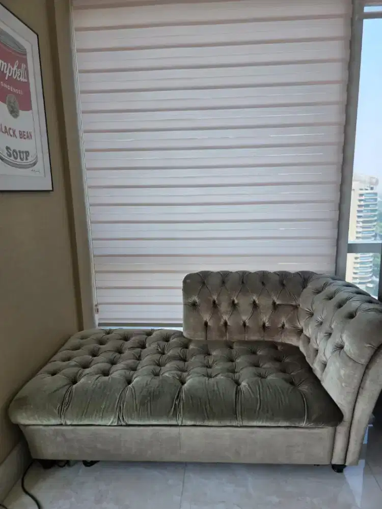 Olive Green Sofa indoor futniture