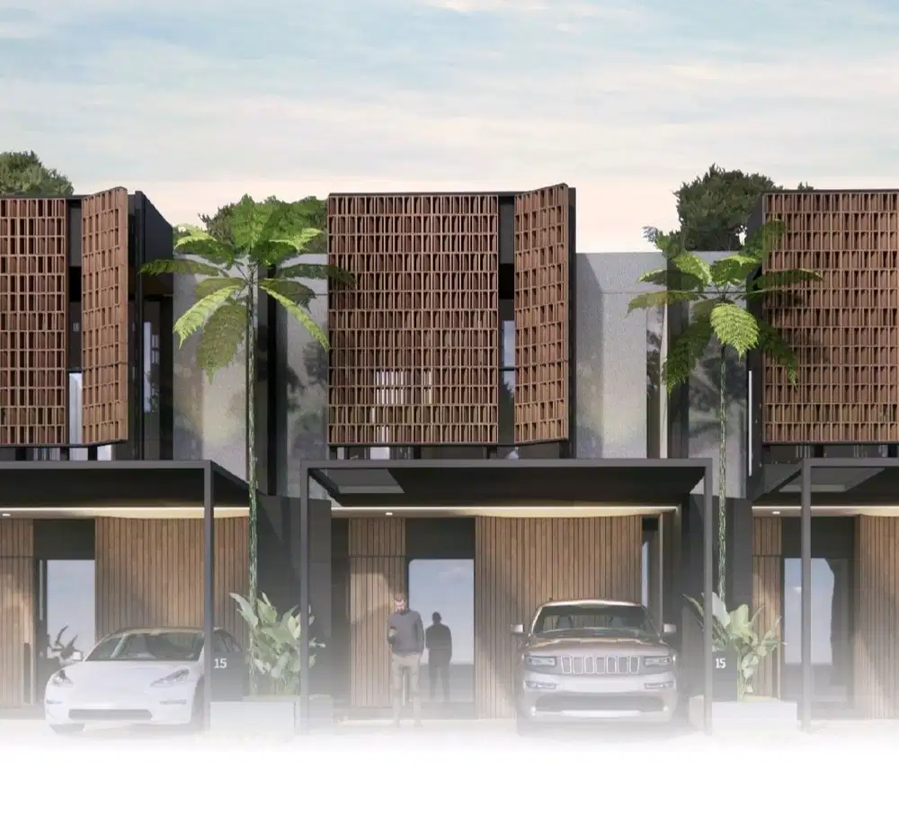 Rumah Konsep Vila -Damara Village 6x15 serpong  , Lokasi  Nempel BSD