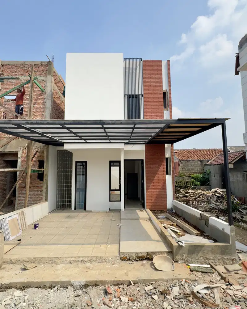 Dijual Rumah Di Pondok Cabe Belakang Kampus UT Bangunan Bata Merah