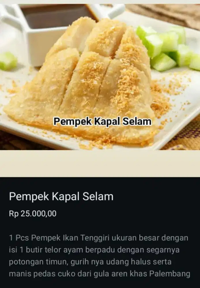 Mitra dan Resellers Pempek Palembang Asli Ikan Tenggiri