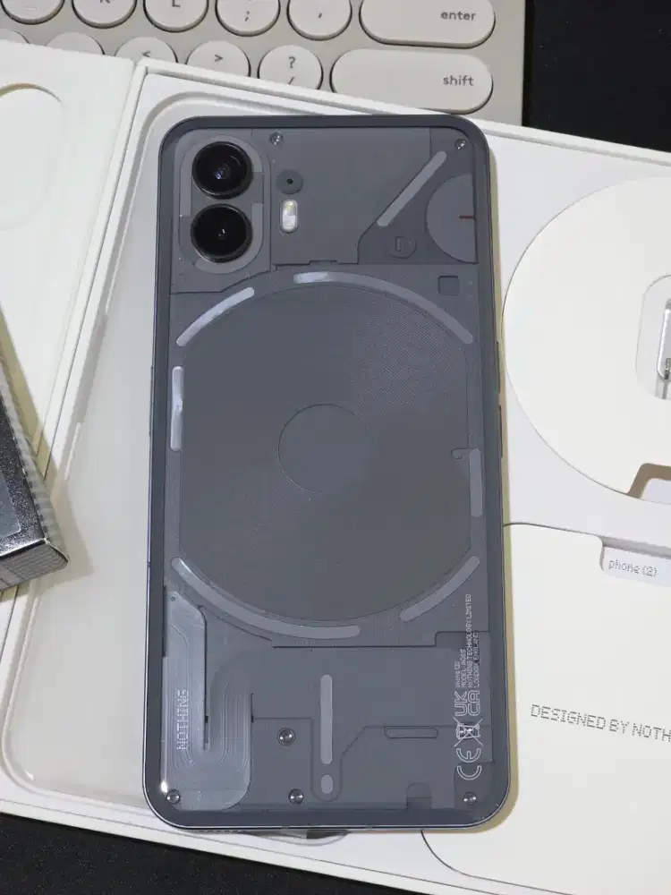 Nothing Phone 2 Gray 256GB x USA Bea Cukai Full Set
