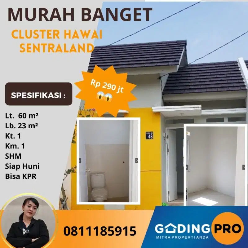 Murah Banget Rumah Sentraland Parung Panjang Bogor