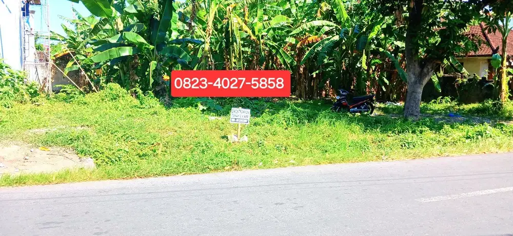 Disewakan tanah 240 m2 jl Bedahulu Gatsu tengah Denpasar Bali