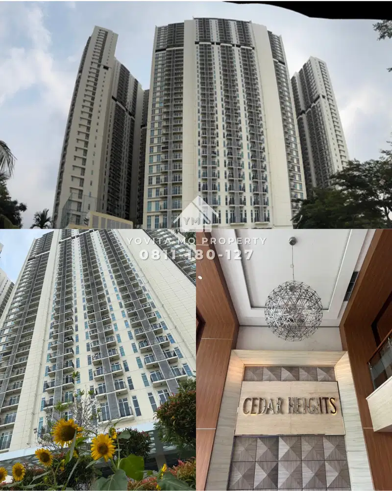 Dijual Apartemen Strategis 2 BR Hook Tower Cedar Puri Orchard Jakarta
