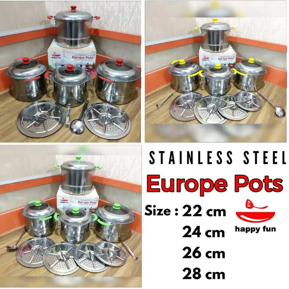 Steamer Europe Pot ( HAPPY FUN )