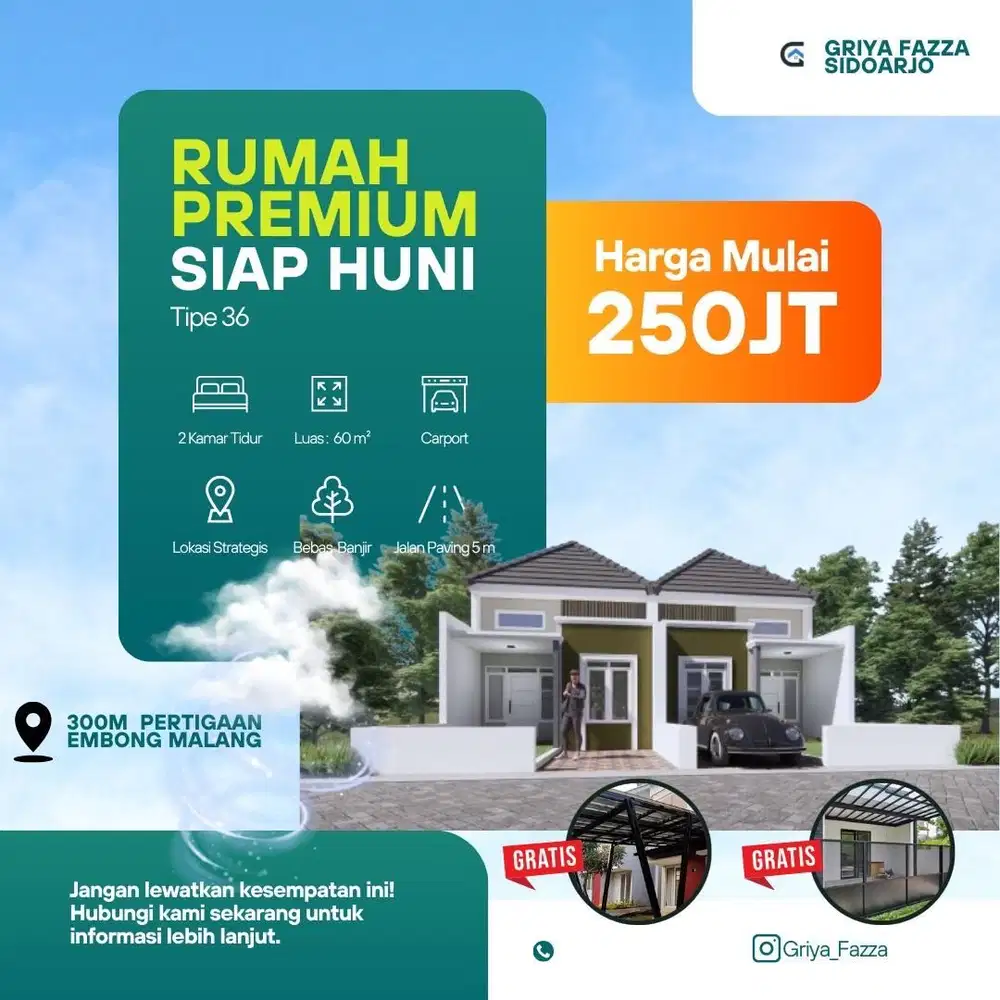 GRIYA FAZZA SDA KOTA CEMENG BAKALAN Sidoarjo