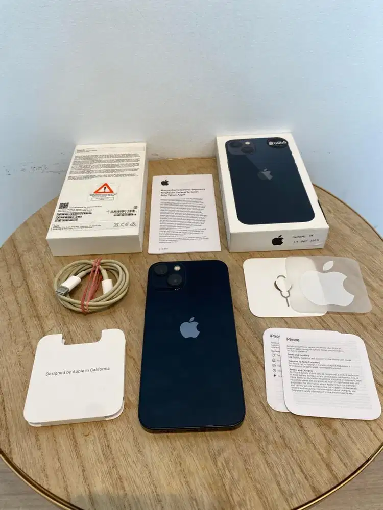 Second iBox Garansi On iPhone 13 128GB Midnight Fullset Anti Blokir