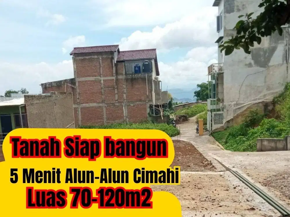 Di Jual Tanah Kavling Luas 70-120m2 Di Cimahi Utara