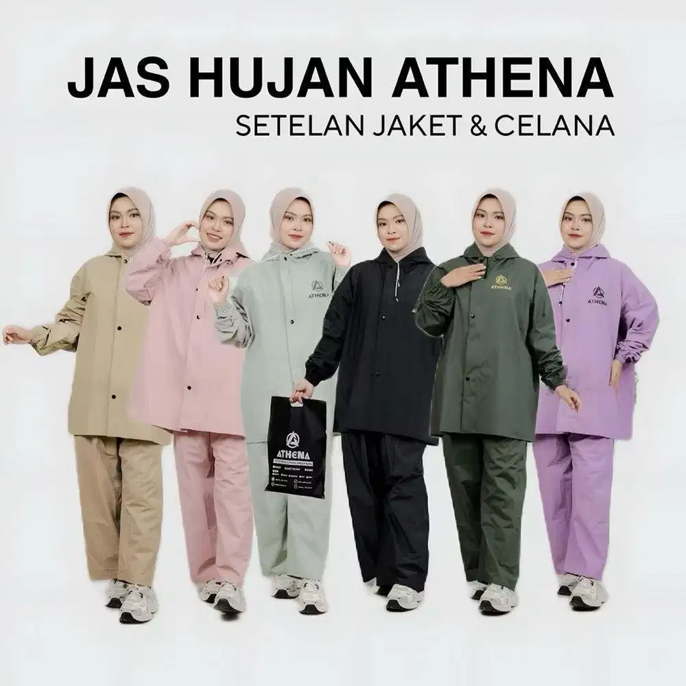 Ready Stock Mantel athena wanita celana kancing