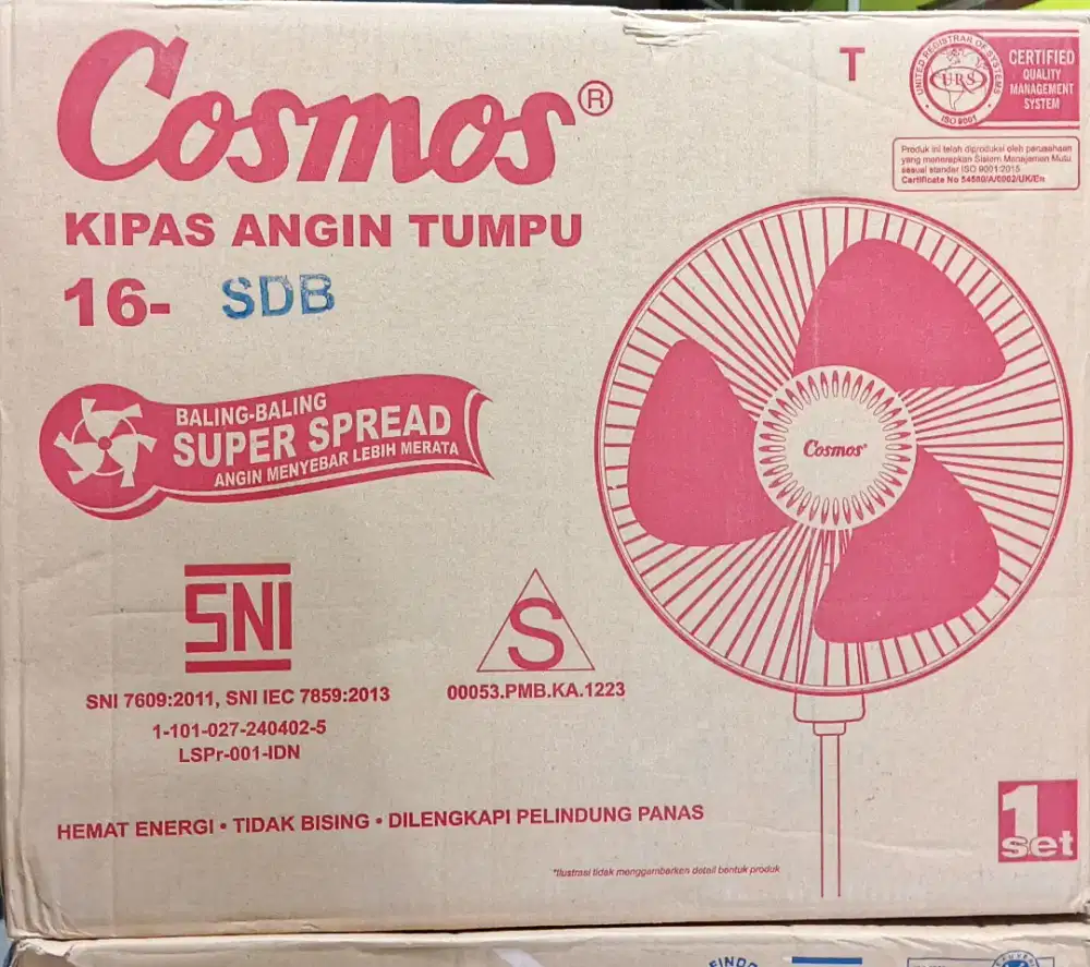Cosmos kipas angin tumpu 16- SDB