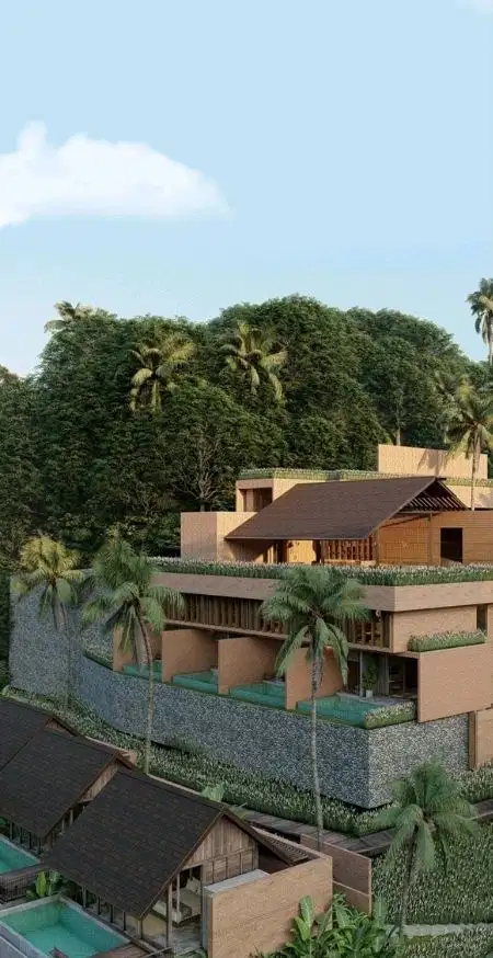 Dijual HideAway Villa bagus alami with pool di Uluwatu Ubud Bali