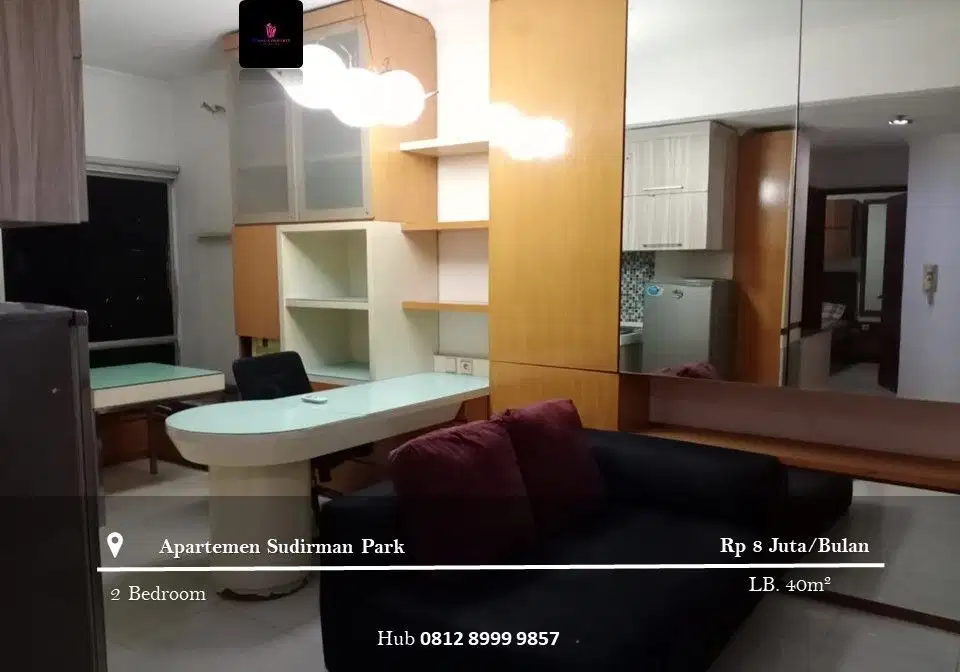 Disewakan Apartement Sudirman Park High Floor 2BR FF